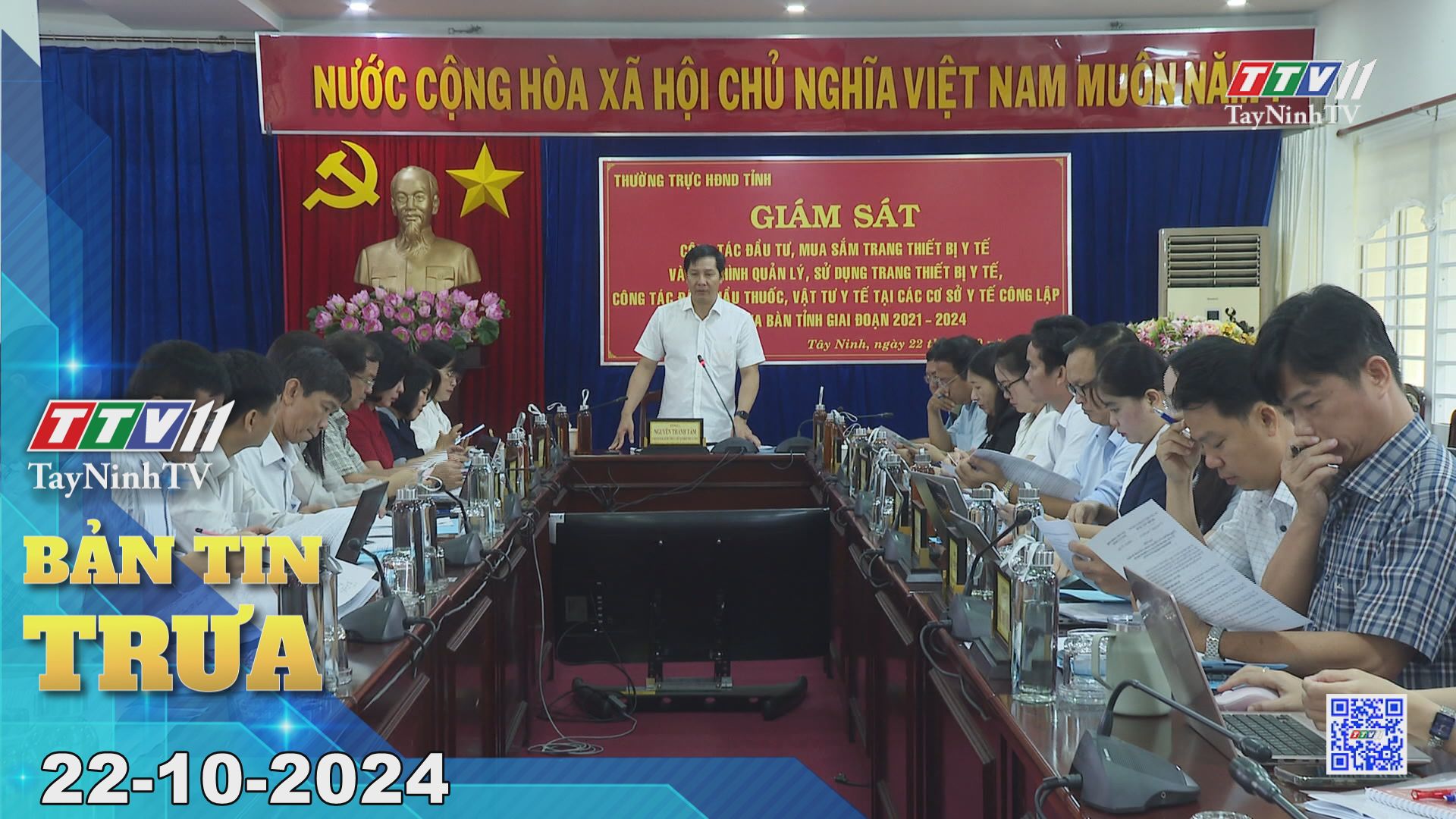 Bản tin trưa 22-10-2024 | Tin tức hôm nay | TayNinhTV